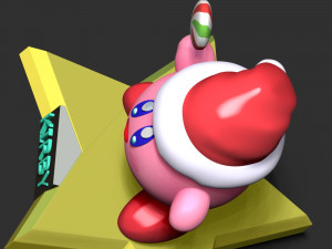 Kirby - Christmas 3D Print Model