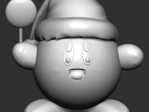 Kirby - Christmas 3D Print Model