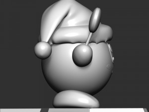 Kirby - Christmas 3D Print Model