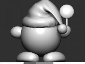 Kirby - Christmas 3D Print Model