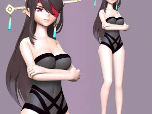 北斗 - 原神 3Dプリントモデル