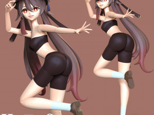 Hutao - Genshin Impact 3Dプリントモデル