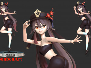 Hutao - Genshin Impact 3Dプリントモデル