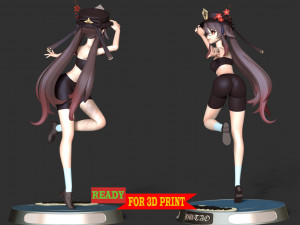 Hutao - Genshin Impact 3Dプリントモデル
