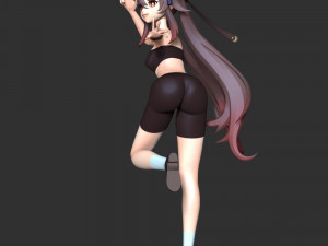 Hutao - Genshin Impact 3Dプリントモデル