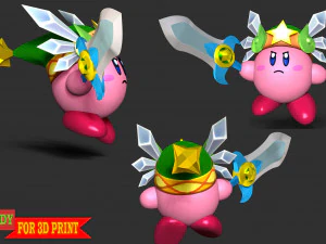 Kirby 3D Print Model