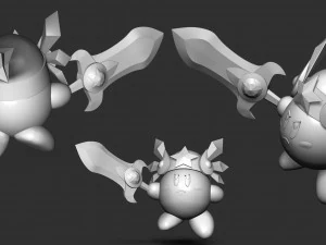 Kirby 3D Print Model