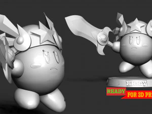 Kirby 3D Print Model