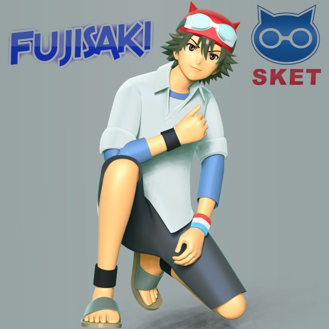 Fujisak - Sket Dan 3Dプリントモデル .c4d .max .obj .3ds .fbx .stl .blend 