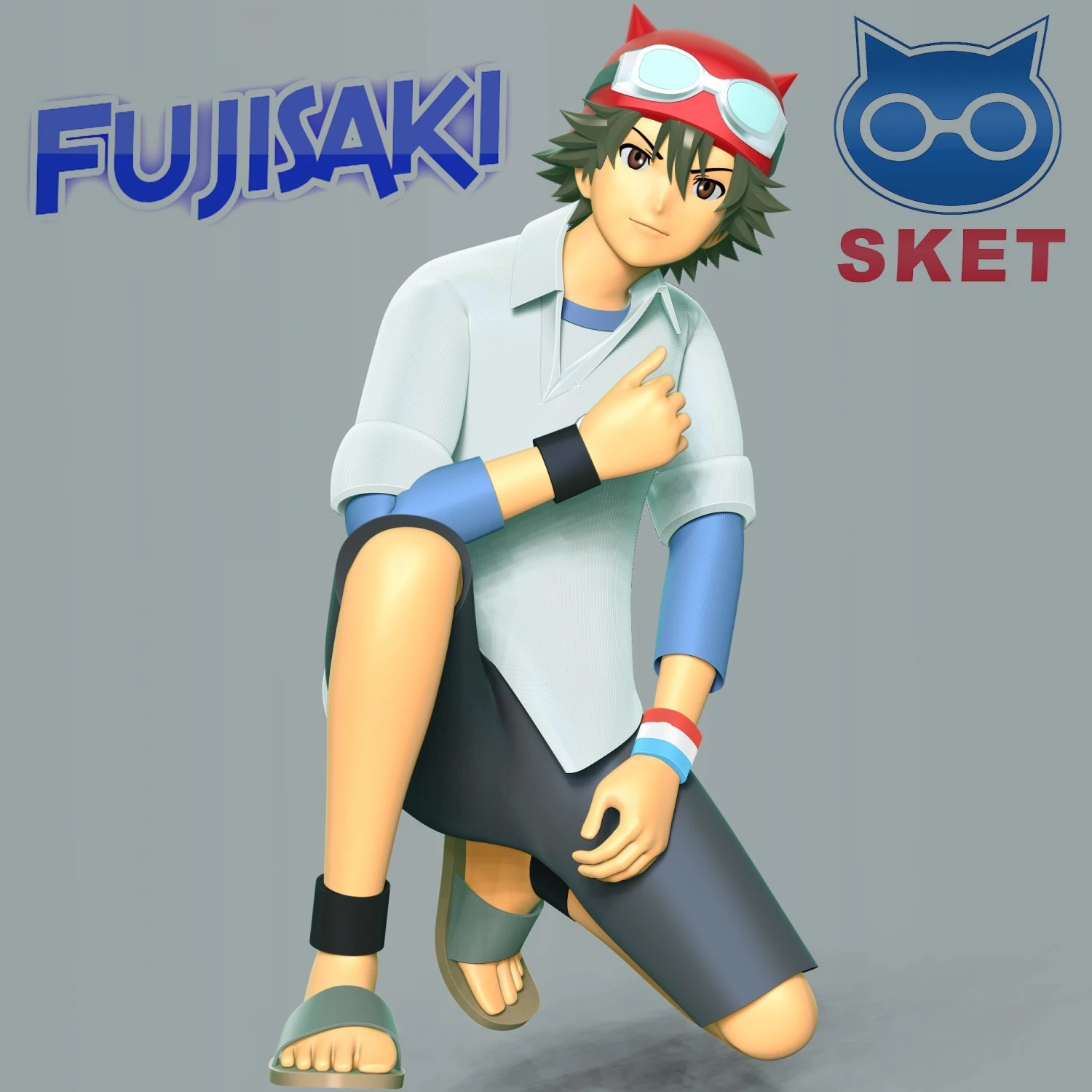 Fujisak - Sket Dan 3D Print Model .c4d .max .obj .3ds .fbx .stl .blend