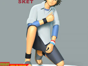 Fujisak - Sket Dan 3D Print Model