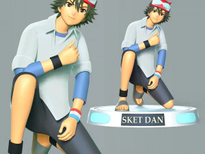 Fujisak - Sket Dan 3D Print Model