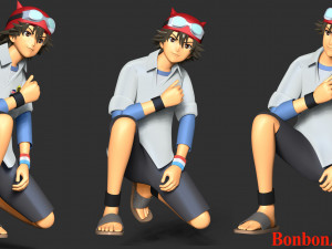 Fujisak - Sket Dan 3Dプリントモデル