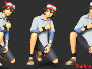 Fujisak - Sket Dan 3D Print Model