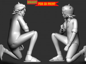 Fujisak - Sket Dan 3D Print Model