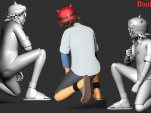 Fujisak - Sket Dan 3D Print Model