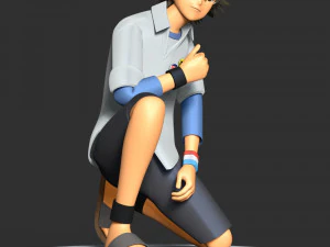 Fujisak - Sket Dan 3D Print Model