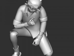 Fujisak - Sket Dan 3D Print Model