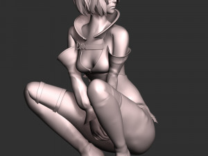 Nier 2B Fanart 3Dプリントモデル