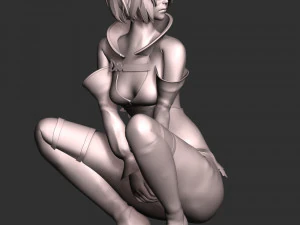 Nier 2B Fanart 3D Print Model