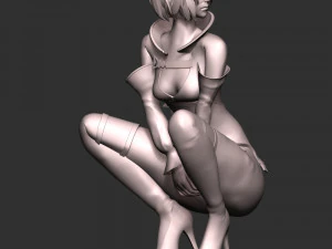 Nier 2B Fanart 3D Print Model