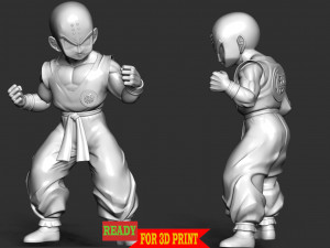 Krillin - Dragon Ball Fanart Modelo de impresión 3D