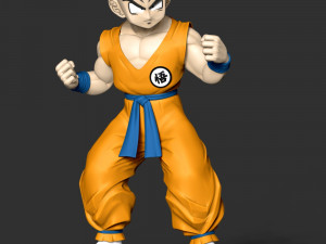 Krillin - Dragon Ball Fanart Modelo de impresión 3D