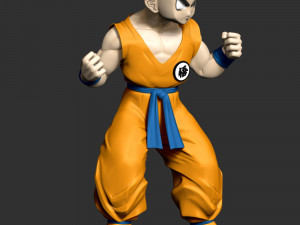 Krillin - Dragon Ball Fanart Modelo de impresión 3D