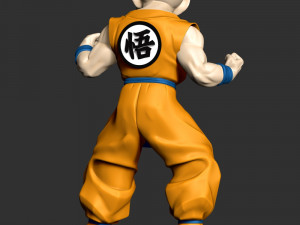 Krillin - Dragon Ball Fanart Modelo de impresión 3D