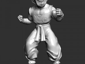 Krillin - Dragon Ball Fanart Modelo de impresión 3D