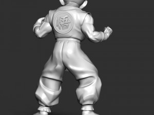 Krillin - Dragon Ball Fanart Modelo de impresión 3D