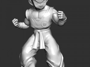 Krillin - Dragon Ball Fanart Modelo de impresión 3D