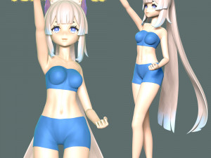 Kokomi - Genshin Impact 3Dプリントモデル
