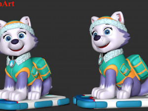 Everest - Paw Patrol Modelo de Impressão 3D