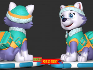Everest - Paw Patrol 3D Print Model