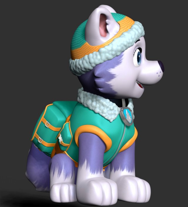 Everest - Paw Patrol 3D Print Model