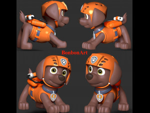 Zuma- Paw Patrol 3D प्रिंट मॉडल