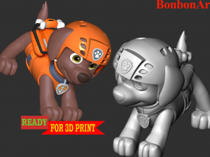 Zuma- Paw Patrol 3D प्रिंट मॉडल
