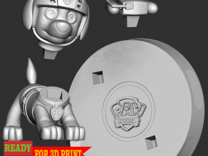 Zuma- Paw Patrol 3D प्रिंट मॉडल
