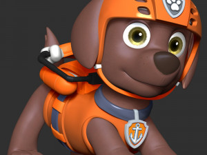 Zuma- Paw Patrol 3D प्रिंट मॉडल