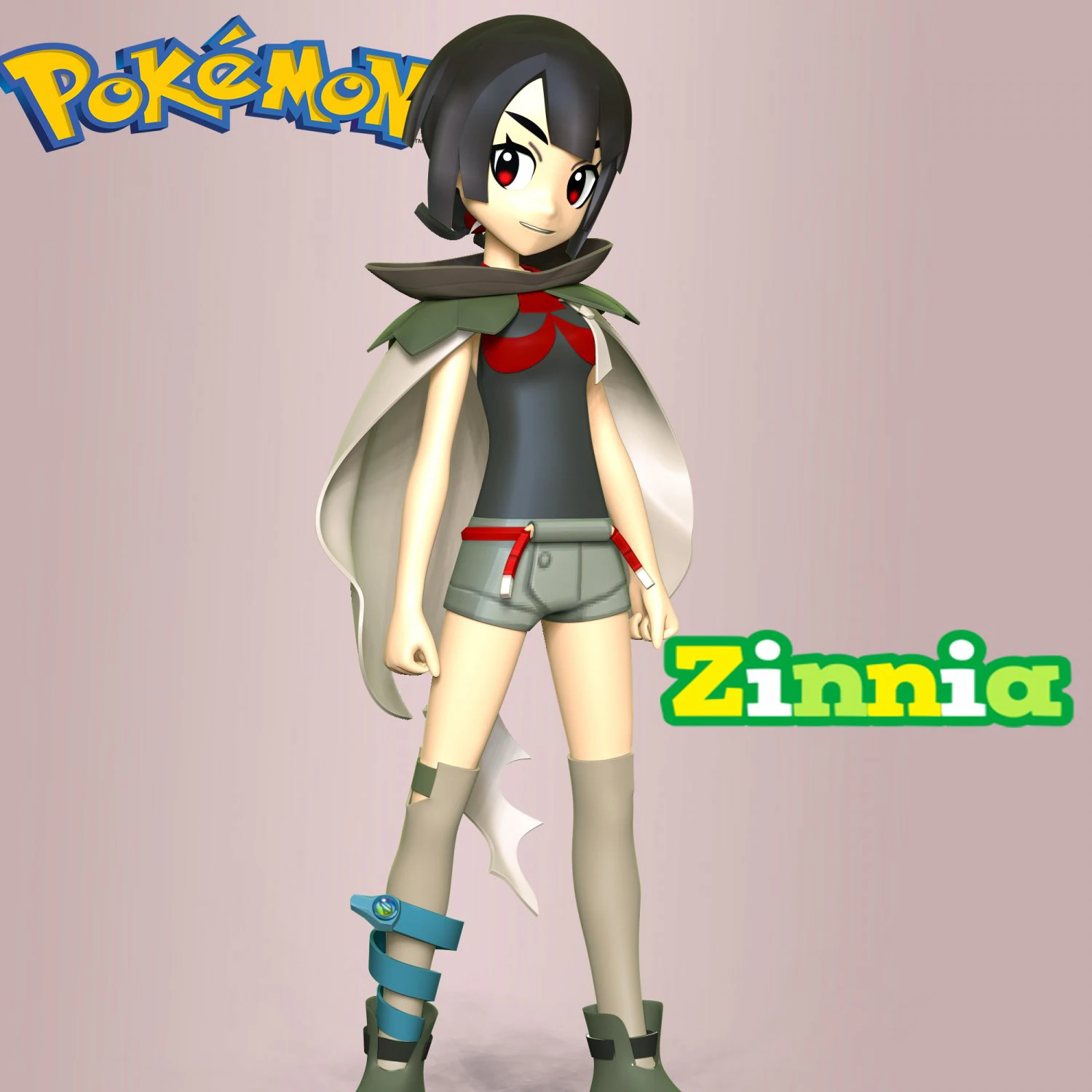 Zinnia 3D Print Model .c4d .max .obj .3ds .fbx .stl .blend 