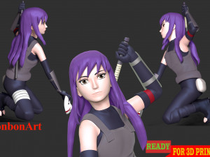Yugao Kid - Naruto Shippuden Modello di stampa 3D