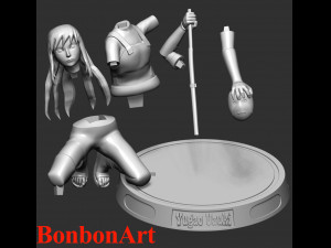 Yugao Kid - Naruto Shippuden Modello di stampa 3D