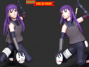 Yugao Kid - Naruto Shippuden 3D Print Model