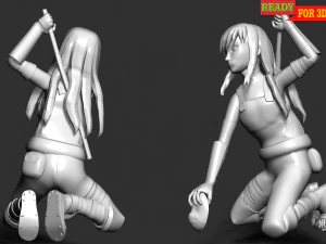 Yugao Kid - Naruto Shippuden 3D Print Model