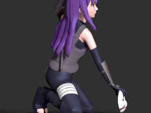 Yugao Kid - Naruto Shippuden 3D Print Model