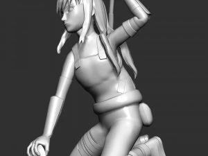 Yugao Kid - Naruto Shippuden 3D Print Model