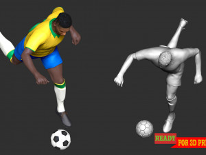 Pel - King of football Modelo de Impressão 3D