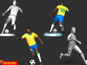Pel - King of football Modelo de Impressão 3D