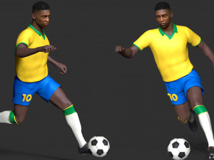 Pel - King of football Modelo de Impressão 3D